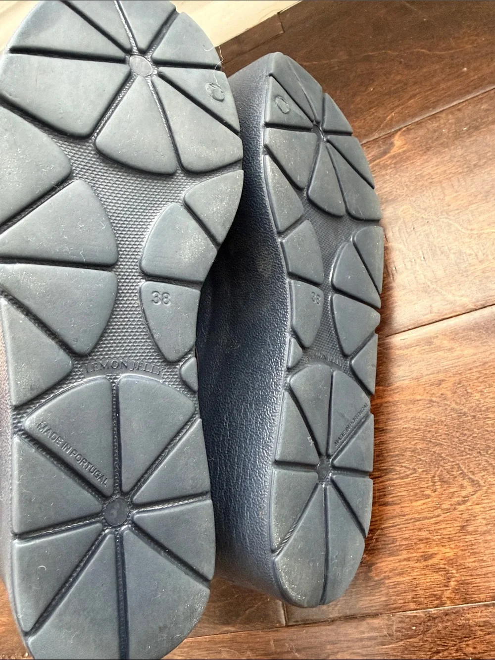Lemon Jelly navy blue Platform Sandals 38 - Picture 4 of 5